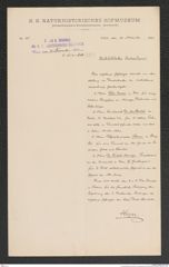 k.k. naturhistorisches Hofmuseum, Intendanzakten 1885-1896 (Hauer), Aktenzahl Z.655/1891, Seite 1